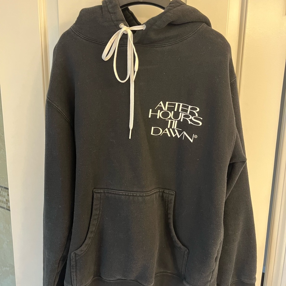 The Weeknd After Hours Til Dawn Black Concert Hoodie Size Small